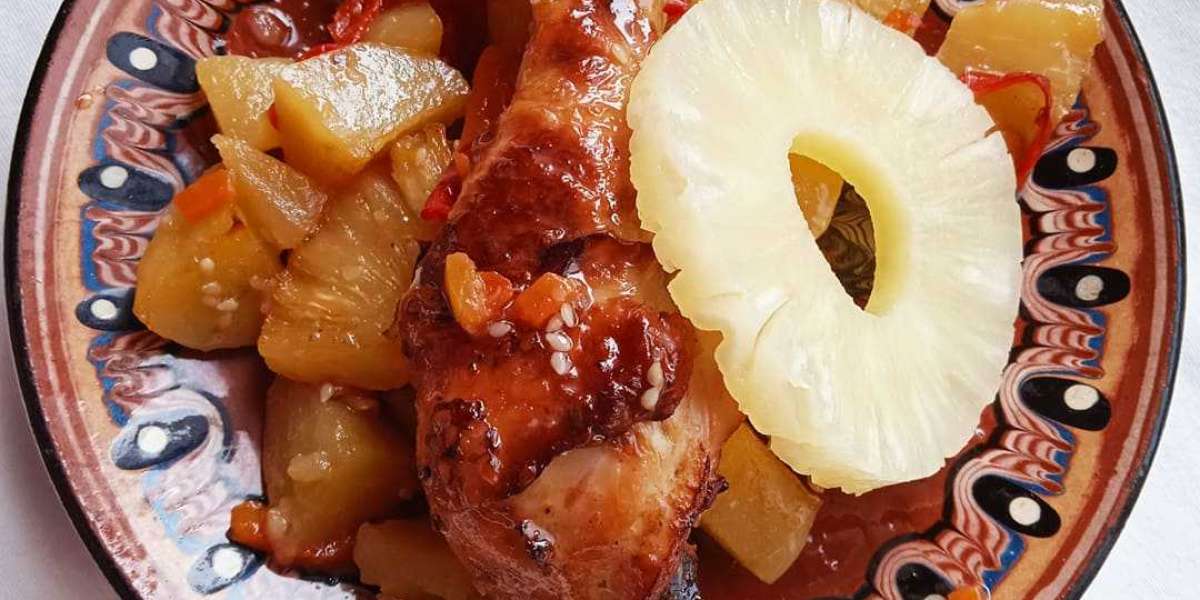 Рецепта за Пилешки бутчета с ананас