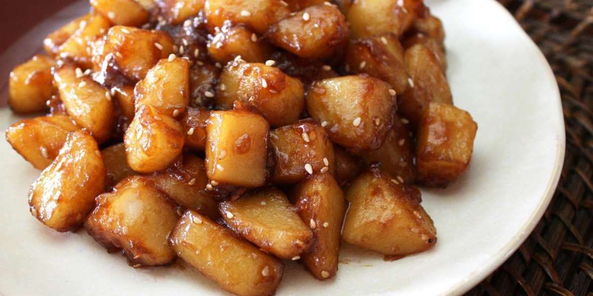 Картофи със соев сос, китайска кухня