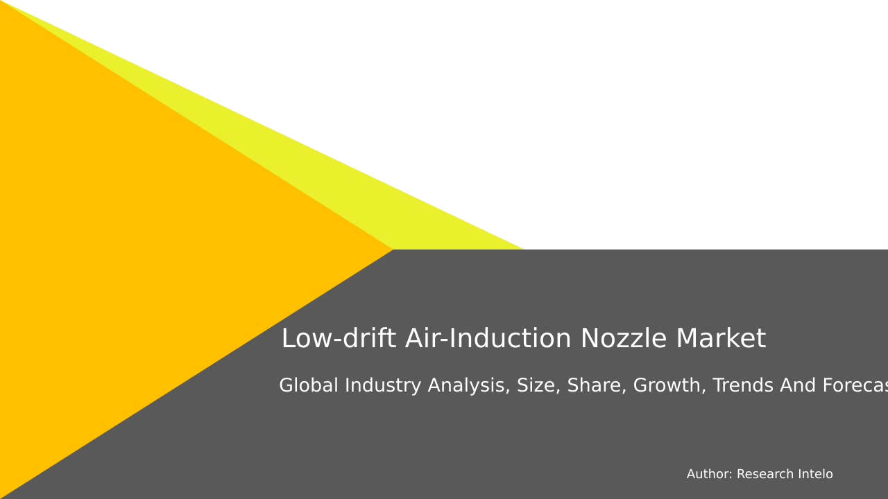 Low-drift Air-Induction Nozzle Market Research Report 2033