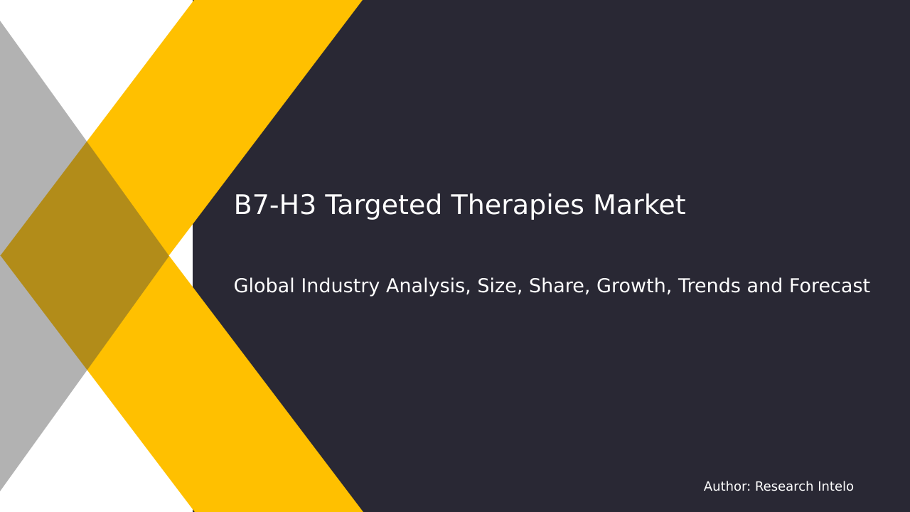 B7-H3 Targeted Therapies Market Research Report 2033